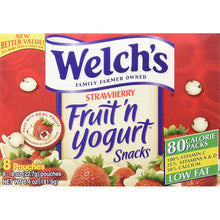 Welch's Strawberry Fruit'n Yogurt Snacks 8 Pouches