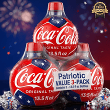 Coca-Cola Soda Pop Orb Bottle, 13.5 fl oz 3 Packs