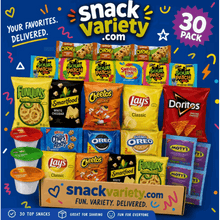 30 Pack Snack Variety Box – Chips, Candy & Cookies Mix | Bulk Snacks great for mothers day