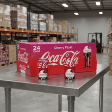 Coca-Cola Cherry Float Soda Pop – Refreshing 12 fl oz Cans, Pack of 24