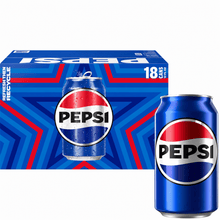 Cola 12 fl. oz., 18 pk. Grab a can and savor the moment, a bold, robust cola, sweetly refreshing An iconic, carbonated soft drink recognized all around the world, the bold, refreshing flavor of Pepsi soda pop satisfies taste buds