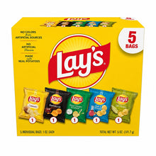 Lay's Snacks Mix Potato Chips Variety Pack, 1 oz, 5 Count