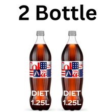 Diet Coke Soda Pop Bottle, 1.25 Liters, 2 Bottle