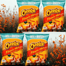 [ 4 PACK ] Cheetos Crunchy Flamin' Hot Cheese Snacks, 17.37 oz.