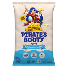 Snack, Pirate's Booty Aged White Cheddar Puffs Bag, Gluten Free Snacks, Aged White Cheddar Cheese Puffs, Peanut and Tree Nut Free Kids Snacks, Snacks for Kids, Family Size Snack, 10 oz