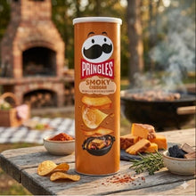 Chips variety pack; Pringles Smoky Cheddar Potato Crisps Chips, Lunch Snacks, 5.5 oz Canister