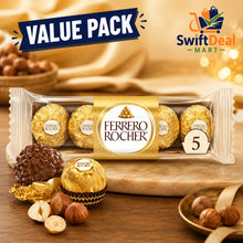 Ferrero Rocher Fine Hazelnut Milk Chocolates, Premium Hazelnut Chocolate Candy, Net Wt 2.6 oz (Packaging May Vary)