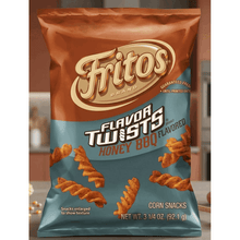 Honey BBQ Corn Snacks, 3.25 oz Single Serve Bag, Crispy Savory Snack Chips for Lunch, Parties & On-The-Go