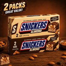 Snickers Almond Chocolate Candy Bar Variety Bundle – Milk Chocolate, Almonds, Caramel & Nougat Snack Treat