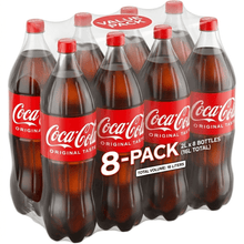 8 Pack Of Coca-Cola Soda Pop Bottle, 2 Liters