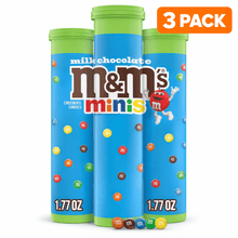 M&M's Minis Milk Chocolate Candy - 1.77 oz Mega Tube (Packaging May Vary)