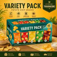 Variety Pack Potato Chips, 42 Pack, 1 oz Each, Assorted Potato Chip Snack Bags, Individually Wrapped Chips, Ready to Eat Crispy Snacks, Lunchbox Snacks, Office Snacks, Travel Snacks, Pantry Snack Pack