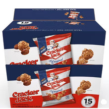 1 Pack - Caramel Coated Popcorn and Peanuts Snack Packs – Sweet Caramel Popcorn Mixed with Crunchy Peanuts – Individually Wrapped Snack Bags for Parties, Office Snacks & Grab-and-Go Treats – Total 15 Packs, 1.25 oz Each