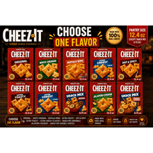 Cheez-It Baked Snack Crackers – Choose 1 Flavor, 10 Flavor Options, Pantry Size