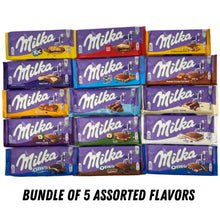 Milka Chocolate Bars - 5 BAR VARIETY PACK - Assorted Flavors