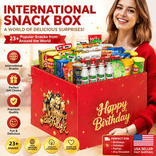 Premium 25 Styles, International Snack Box, Full-Size Foreign Delicacies, Sweet, Salty, Chewy, Crispy from All Over The World, Snack Gift Pack, Nutritious, Internet Celebrity Food, Affordable Goods, Food Groceries, Holiday Snack Gift, Asian Snacks