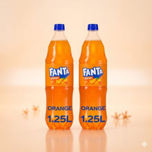2 count Fanta Orange Soda Pop Bottle 42 fl oz 2 count