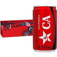 Coca-Cola Zero Sugar Soda Soft Drink Mini Cans, 7.5 fl oz, 10 Pack | Zero calories, carbonated