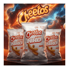 Light & Crispy Cheese Flavored Puffed Corn Snacks, No Artificial Flavors, 8 oz Bag (3 Value Pack)
