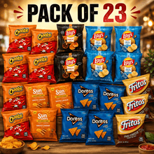 Mixed Chips Variety Pack, 23 Count Assorted Individual Snack Bags, Single-Serve Potato Chips, Tortilla Chips, Corn Chips & Cheese Snacks, Grab-and-Go Snacks for Lunch Boxes, School, Office, Travel & Parties