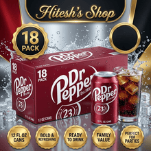 18 Pack Soda Soft Drink 12 Fl Oz Cans Refreshing Carbonated Beverage Family Size Value Pack