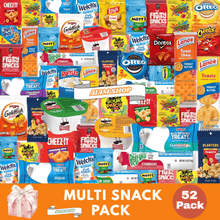 52 Pack Multi Snack Variety Box - Ultimate College Care Package, Office Breakroom Snacks, School Lunches - Chips, Crackers, Candy, Fruit Snacks, Nuts & Crackers
