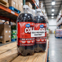 Great Value Classic Cola Soda Pop Made with Pure Cane Sugar – 2 Liter (Pack of 2)