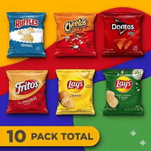 Assorted Potato Chip Snack Pack, – Individually Wrapped Crispy Snack Bags for Lunch Boxes, Travel, Parties & Everyday Snacking
