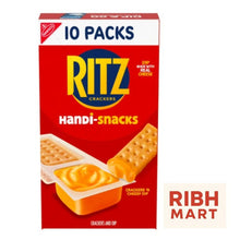 Handi-Snacks RITZ Crackers ‘N Cheesy Dip Snack Packs – 10 Count Portable Cheese & Crackers Snack Cups