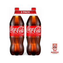 Coca-Cola Original Taste Soda Soft Drink, 2 Liter Bottles, 2 Pack, Classic Cola Beverage, Refreshing Family Size Soft Drinks