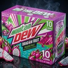 10 Mountain Dew Soda Dragon Fruit 14 fl oz, 10 Count