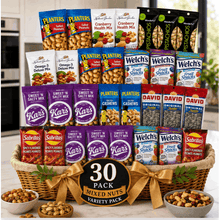Nuts snack packs, Fruits snacks and mixed Nuts, Mixed trail individual packs. Healthy snack, Bulk Assortment (30 pack).