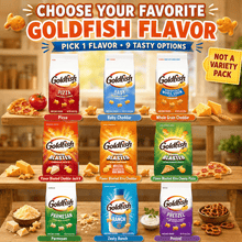 Cheese Crackers, Choose Your Favorite Flavor, Crunchy Baked Snack Crackers, Savory Cheesy Snacks for Kids & Adults, Great for Lunch Boxes, Parties, Road Trips & Everyday Snacking, 6.6–8 Oz