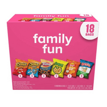 Frito Lay Family Fun Variety Pack Snacks Chips, 18 count