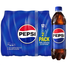pack of 2 Pepsi Cola Soda Pop, 16.9 fl oz, 12 Pack Bottles