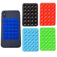 3pcs Random Color Silicone Suction Pad for Mobile Phone Fixture Suction Cup Backed Adhesive Silicone Rubber Sucker Pad for Fixing