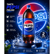 Pepsi Cola Soda Pop, 2 Liter Bottle