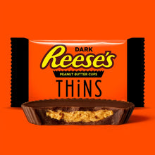 REESES THiNS Dark Chocolate Peanut Butter Cups Candy Share Pack 7.37 oz