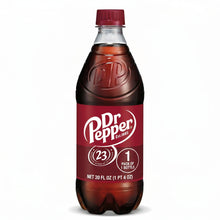 Dr Pepper Soda Pop, 20 fl oz Bottles, Pack of 1