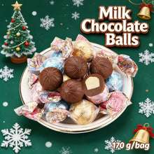 Viral Milk Chocolate Creamy Filled Balls, 25pcs (170G/Bag), Smooth And Soft, Sweet Yet Not Overly Sugary, Perfect for Wedding Bridal Shower Gifts, Valentine'S Day Treats, And Any Time Enjoyment