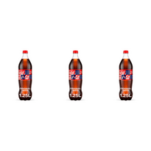 Pack of 3 Coca-Cola Original Taste Soda Pop Bottles, 1.25 Liters Each, Classic Carbonated Soft Drink, Refreshing Cola Beverage