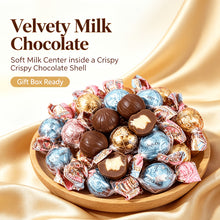 Autumn Flavors Home Shareable Chocolate Candy, Milk-Filled Chocolate Balls with Core And Crispy Shell, Casual Dessert for Family Gatherings And Afternoon Tea