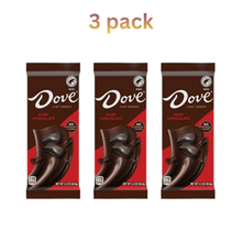 3 pack Dark Chocolate Bar, 3.30oz – Smooth Rich Bittersweet Treat, Perfect Snack for Sharing, Desserts and Anytime Indulgence