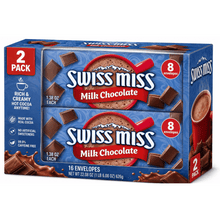 2Pack Swiss Miss Milk Chocolate Flavored Hot Cocoa Mix, 1.38 oz., 8-Count Envelopes
