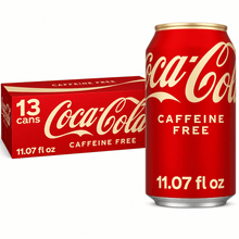 Coca-Cola Caffeine-Free Soda Pop Fridge Pack Cans, 11.07 fl oz, 13 Pack Cans