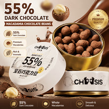 [Halloween] 1 Can of Qiaoxixi 55% Dark Chocolate-Coated Hazelnut Beans, Cocoa Powder-Coated Nut Chocolate Beans, Exquisitely Packaged Asian Snack Gift Set, 6.63 oz Per Can