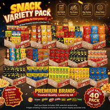 Frito-Lay Snacks, Assorted Flavors & Variety Packs, 40 Count Single-Serve Bags, Chips, Popcorn & Pretzels, Convenient Snacks