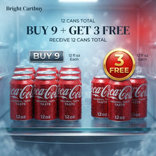 **Coca-Cola Soda Pop Fridge Pack Cans 12 fl oz, Buy 9 Cans + Get 3 Cans FREE – 12 Pack Combo Deal**