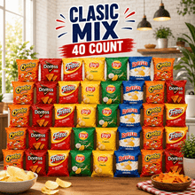 Assorted Chip Snack Variety Collection | 40 Individual Bags, Each 1 oz | Total Weight 40 oz (40 × 1 oz) | Includes Frito-Lay Classic Mix Collection, Variety Snack Packs, Potato Chips and Snack Assortment, Individually Wrapped Snack Bags