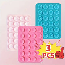3pcs Silicone Grip Phone with 24 Suction Cup Mount Set, Suitable for All Phones: Sticky Phone Grip for Selfies and Videos, Suitable for Shower and Wall Mounting, Gift for Friends, Christmas Gift